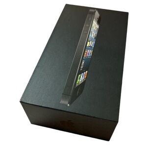 Apple iPhone 5 BOX ONLY Black, 32 GB Quick Start Guide, Info, Apple Stickers
